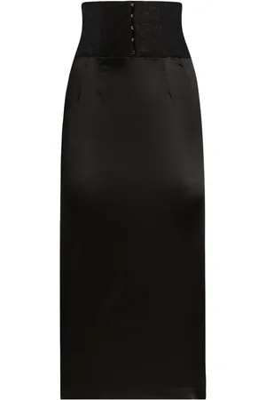 Dolce & Gabbana Lace-appliqu?? midi skirt