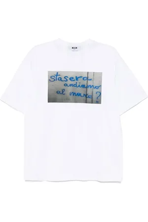 Msgm Graphic-print T-shirt