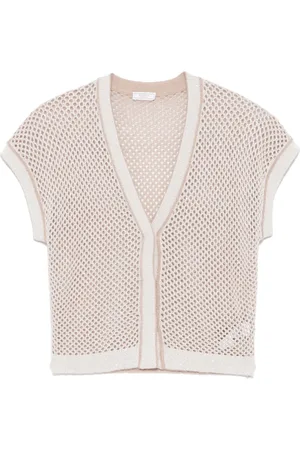 PESERICO SIGN Open-knit cardigan