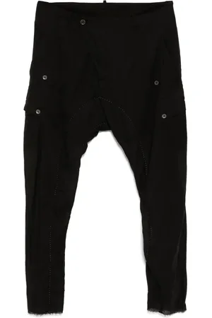 MASNADA Cotton drop-crotch trousers
