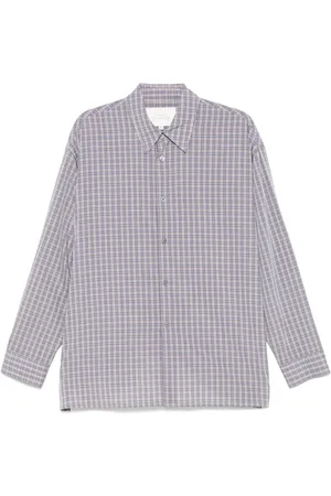 STUDIO NICHOLSON Plaid-check shirt