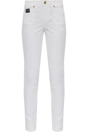 VERSACE Stretch-cotton jeans