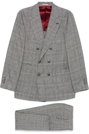 Brunello Cucinelli Prince of Wales-check suit