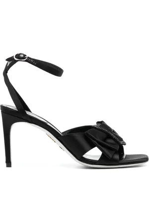 RENE CAOVILLA 70mm crystal-embellished leather sandals