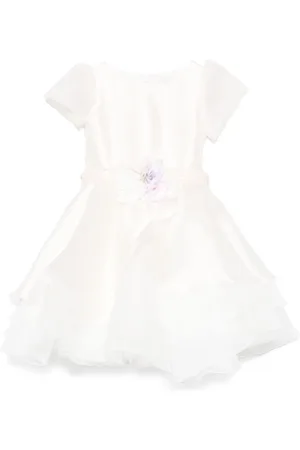 MONNALISA Floral-appliqu?? dress