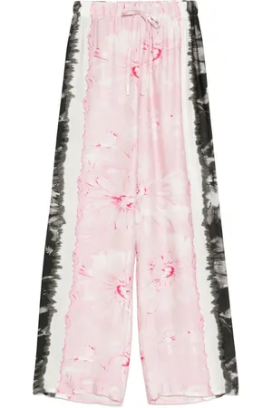 Ermanno Firenze Floral-print trousers