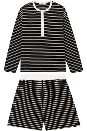 B+AB Striped shorts set