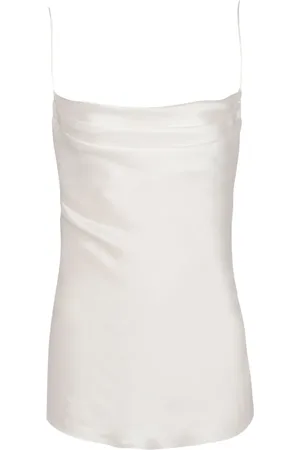 Balmain Draped satin top