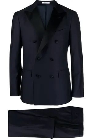 Boglioli Satin-trim tuxedo suit