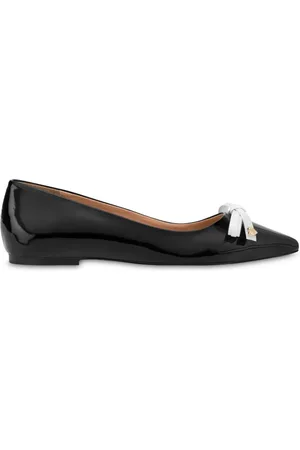 Moschino Bow-embellished ballerina shoes