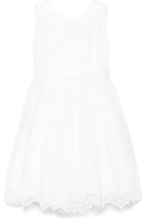 Abel & Lula Embroidered tulle dress