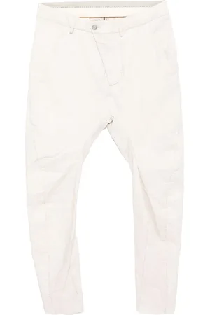 MASNADA Crease-effect trousers