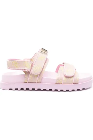 Guess Monogram-jacquard sandals