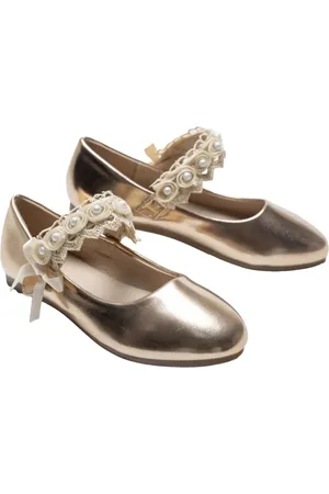 Tulleen Rose-appliqu?? ballerina shoes