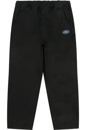 A Bathing Ape Logo-patch trousers