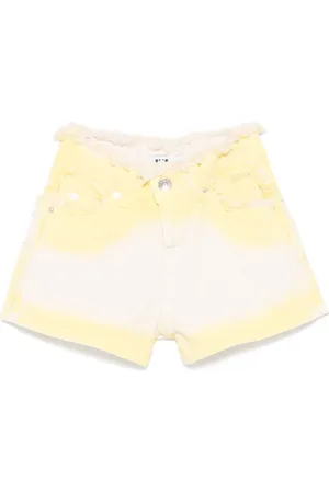 Msgm Denim airbrushed shorts