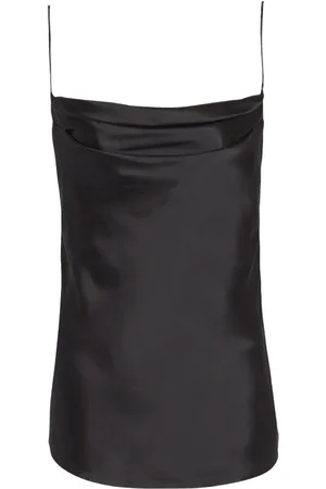 Balmain Draped satin top