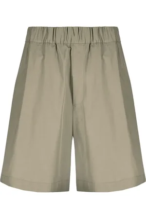 LANEUS Cotton wide-leg bermuda shorts