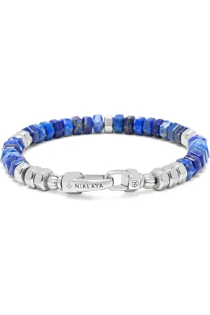 Nialaya Beaded lapis lazuli bracelet