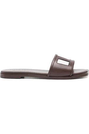 PESERICO SIGN Leather slides