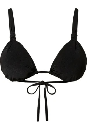 Twin-Set Ruched triangle bikini top