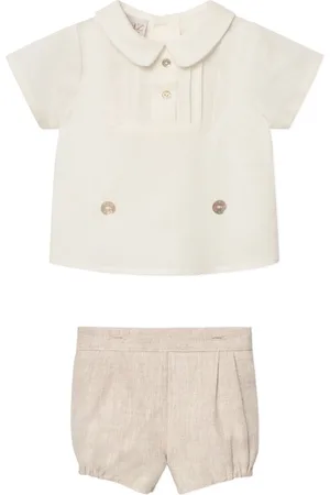 PAZ RODRIGUEZ Linen shorts set