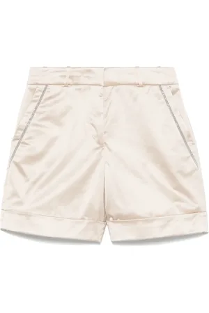 PESERICO SIGN Satin shorts