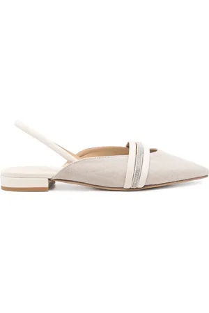 PESERICO SIGN Leather slingback ballet flats
