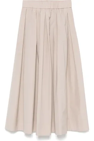 PESERICO SIGN Pleated midi skirt