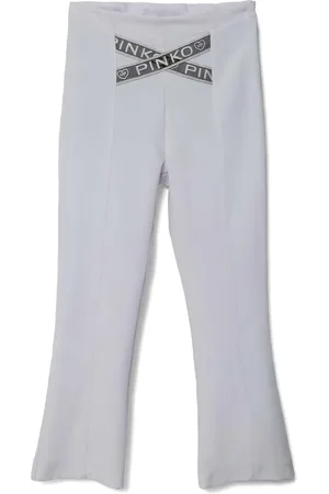 Pinko Embroidered logo trousers