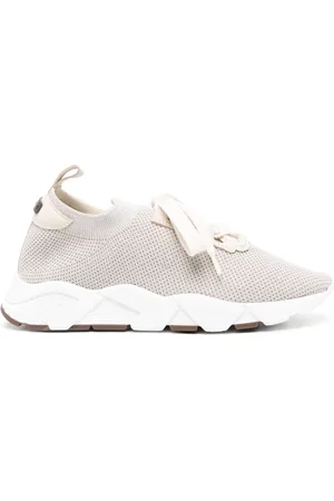 PESERICO SIGN Lurex knitted sneakers