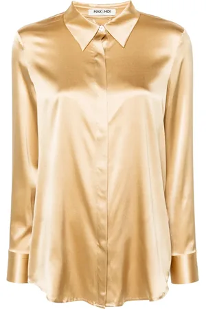 MAX & MOI Levy satin shirt