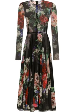 Dolce & Gabbana Floral-print midi dress