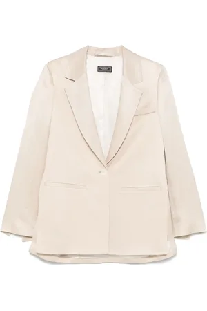 PESERICO SIGN Single-breasted twill blazer