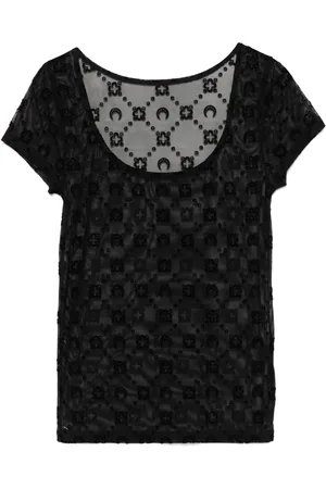 Marine Serre Flocked mesh top