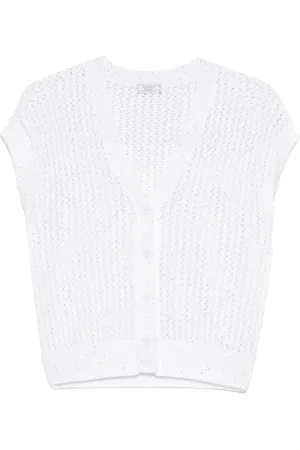 PESERICO SIGN Sequinned cardigan