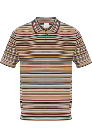 Paul Smith Striped cotton polo shirt