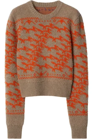 Burberry Cropped fox jumper