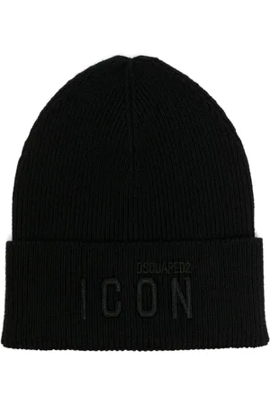Dsquared2 Icon logo-embroidered wool beanie