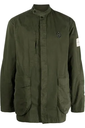 A-cold-wall* Ando logo-plaque cargo shirt