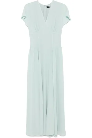 ROTATE V-neck maxi dress
