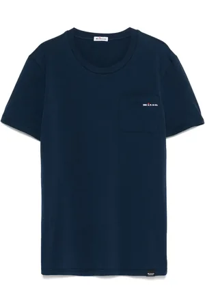 Kiton Logo-embroidered T-shirt