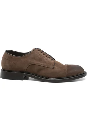 CENERE GB Suede derby shoes