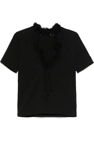 ERMANNO SCERVINO Ruffle-trim T-shirt