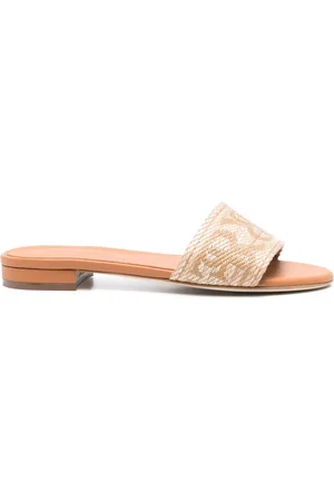 ERMANNO SCERVINO Logo-jacquard sandals
