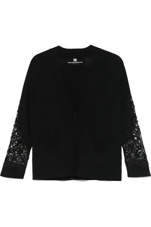 ERMANNO SCERVINO Lace-panelling cardigan