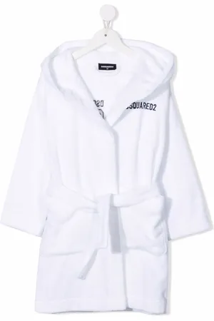 Dsquared2 Embroidered-Icon cotton robe