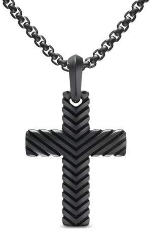 David Yurman Chevron Cross Pendant necklace