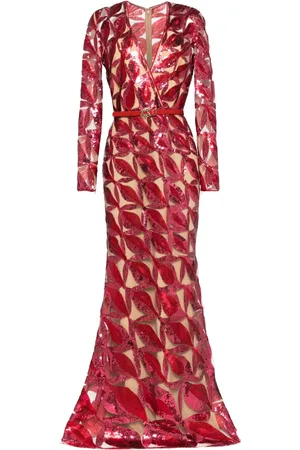 Elie saab Embroidered tulle dress
