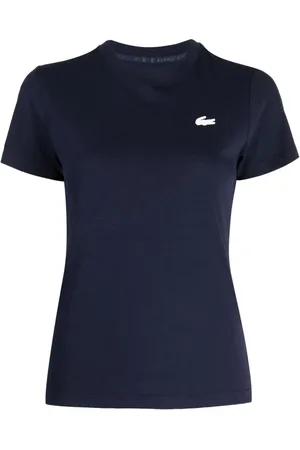 Lacoste Logo-embroidered cotton T-shirt